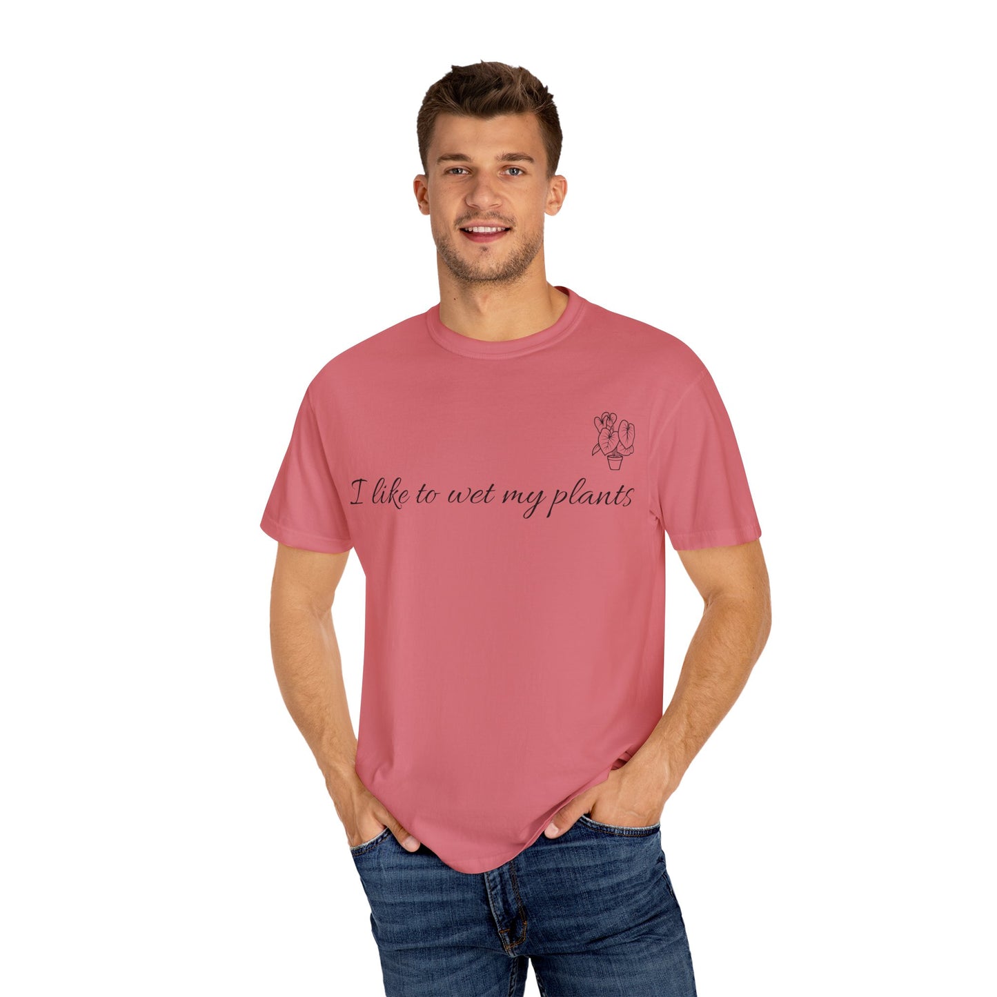 Unisex Plant Lover T-Shirt - I Like To Wet My Plants, Gardening Tee, Plant Parent Gift, Eco-Friendly Apparel, Casual Wear