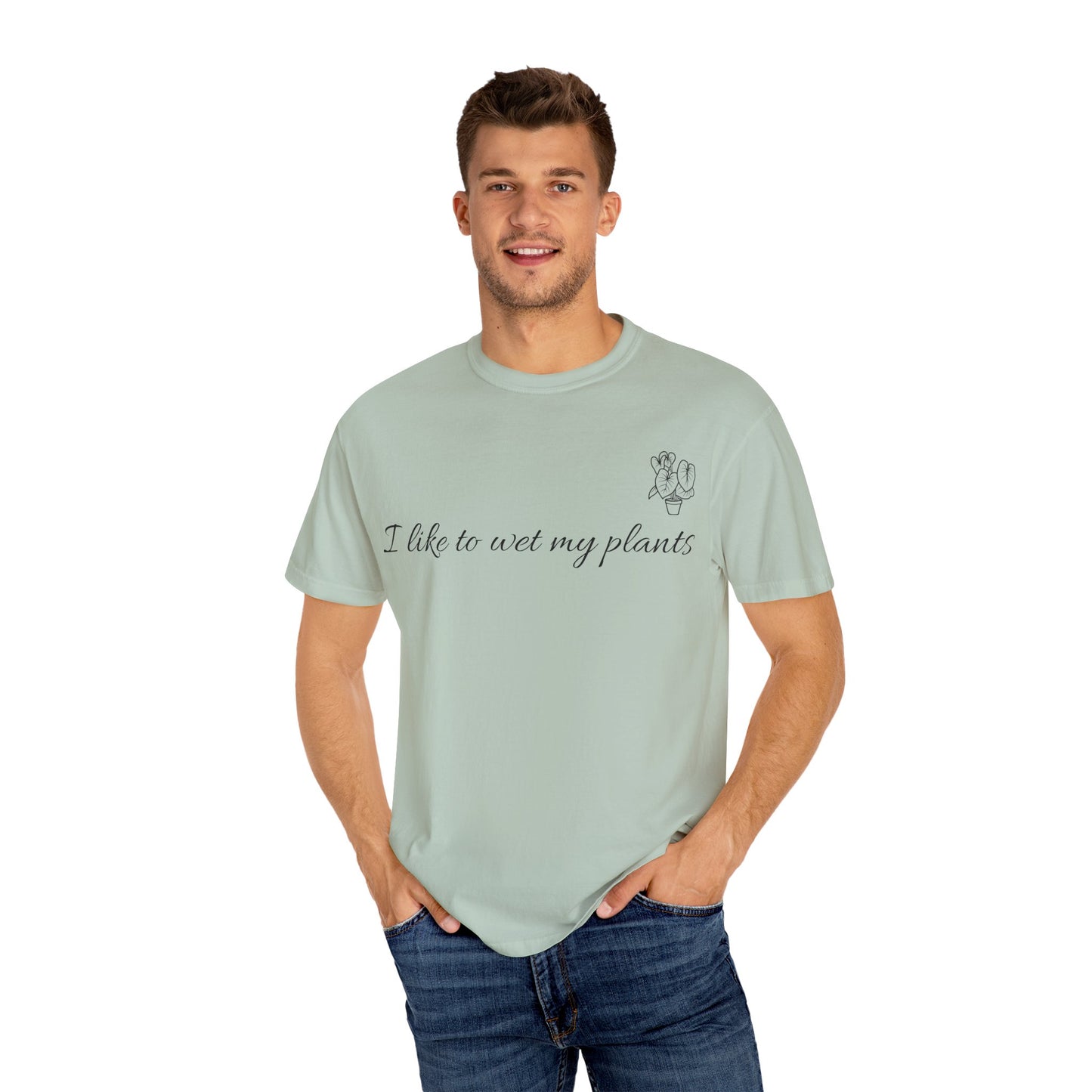 Unisex Plant Lover T-Shirt - I Like To Wet My Plants, Gardening Tee, Plant Parent Gift, Eco-Friendly Apparel, Casual Wear