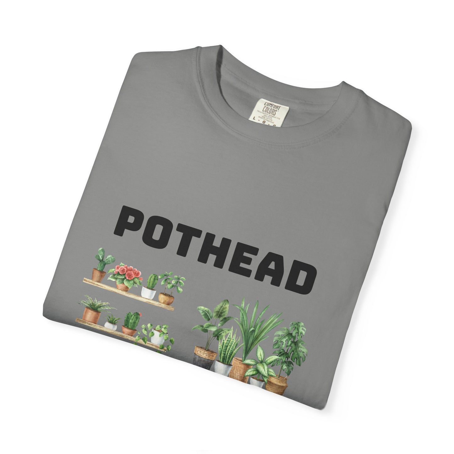 Pothead Graphic Tee, Plant Lover Unisex Shirt, Herb Enthusiast T-shirt, Botanical Print Top, Gardening Gift Apparel