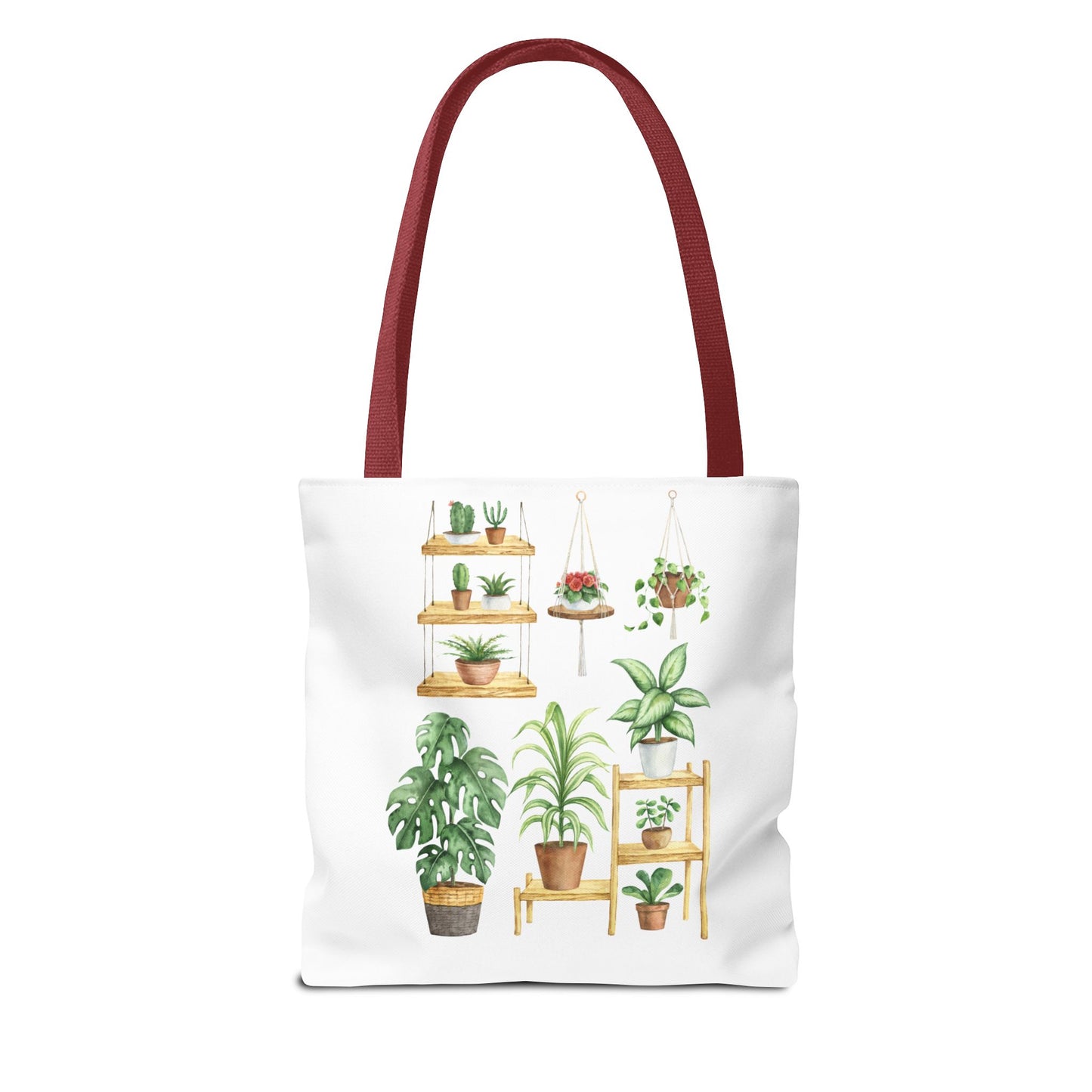 Botanical Plant Tote Bag - Eco-Friendly Shopping, Gift for Gardeners, Houseplant Lovers, Nature Lovers, Plant Decor