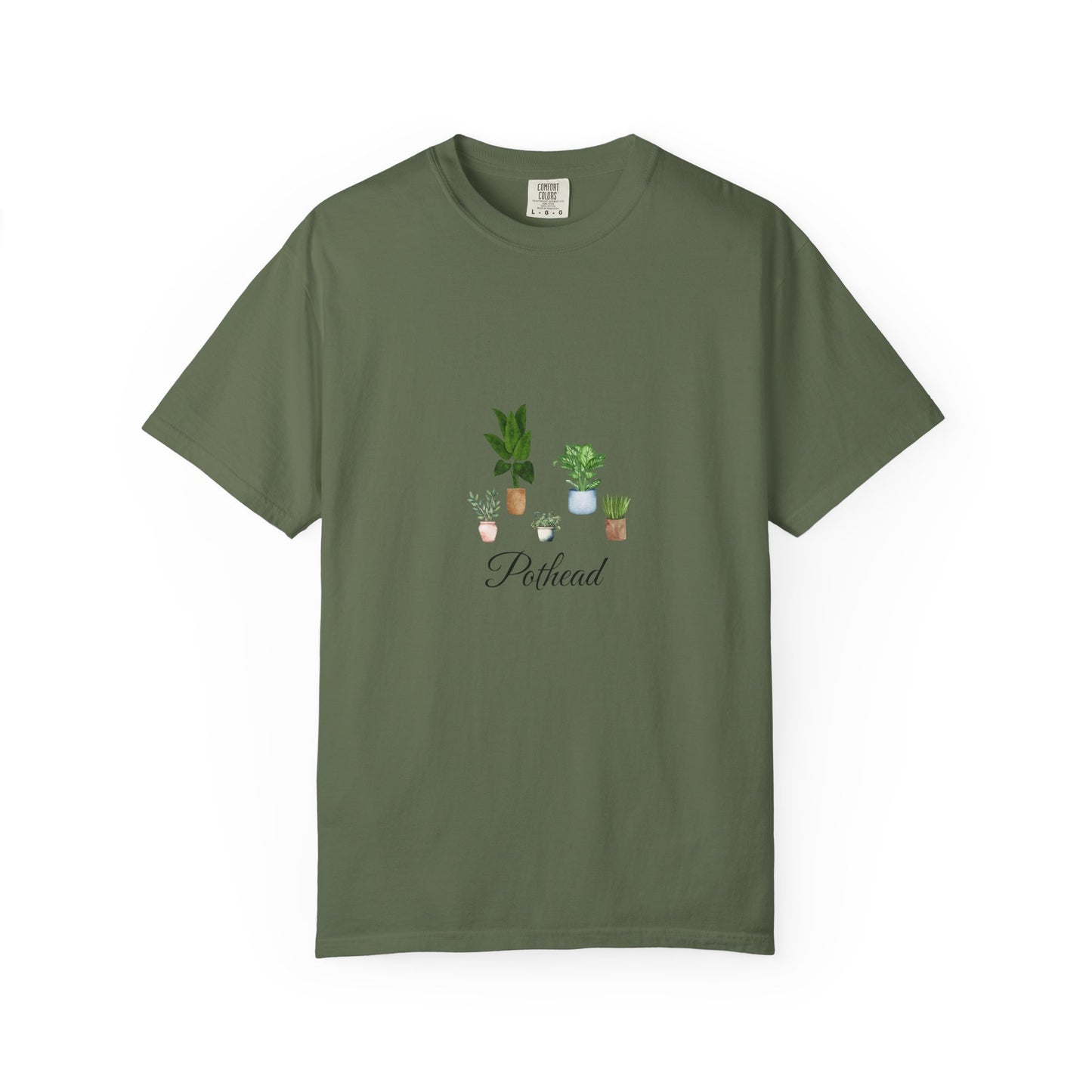 Planted Pots Pothead, Plant Lover Unisex Shirt, Herb Enthusiast T-shirt, Botanical Print Top, Gardening Gift Apparel