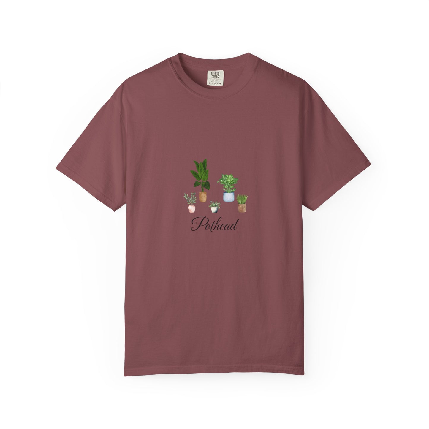 Planted Pots Pothead, Plant Lover Unisex Shirt, Herb Enthusiast T-shirt, Botanical Print Top, Gardening Gift Apparel