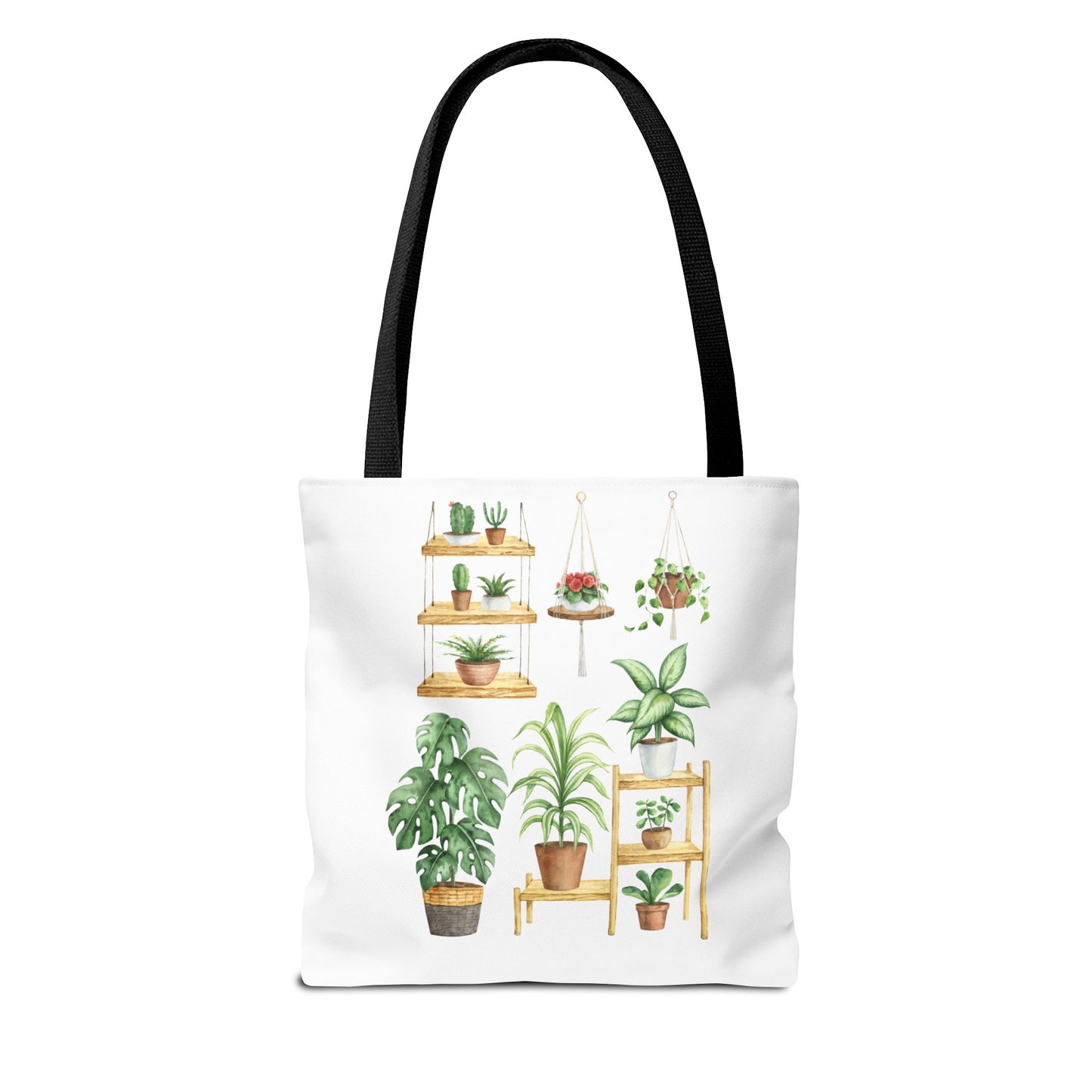 Botanical Plant Tote Bag - Eco-Friendly Shopping, Gift for Gardeners, Houseplant Lovers, Nature Lovers, Plant Decor