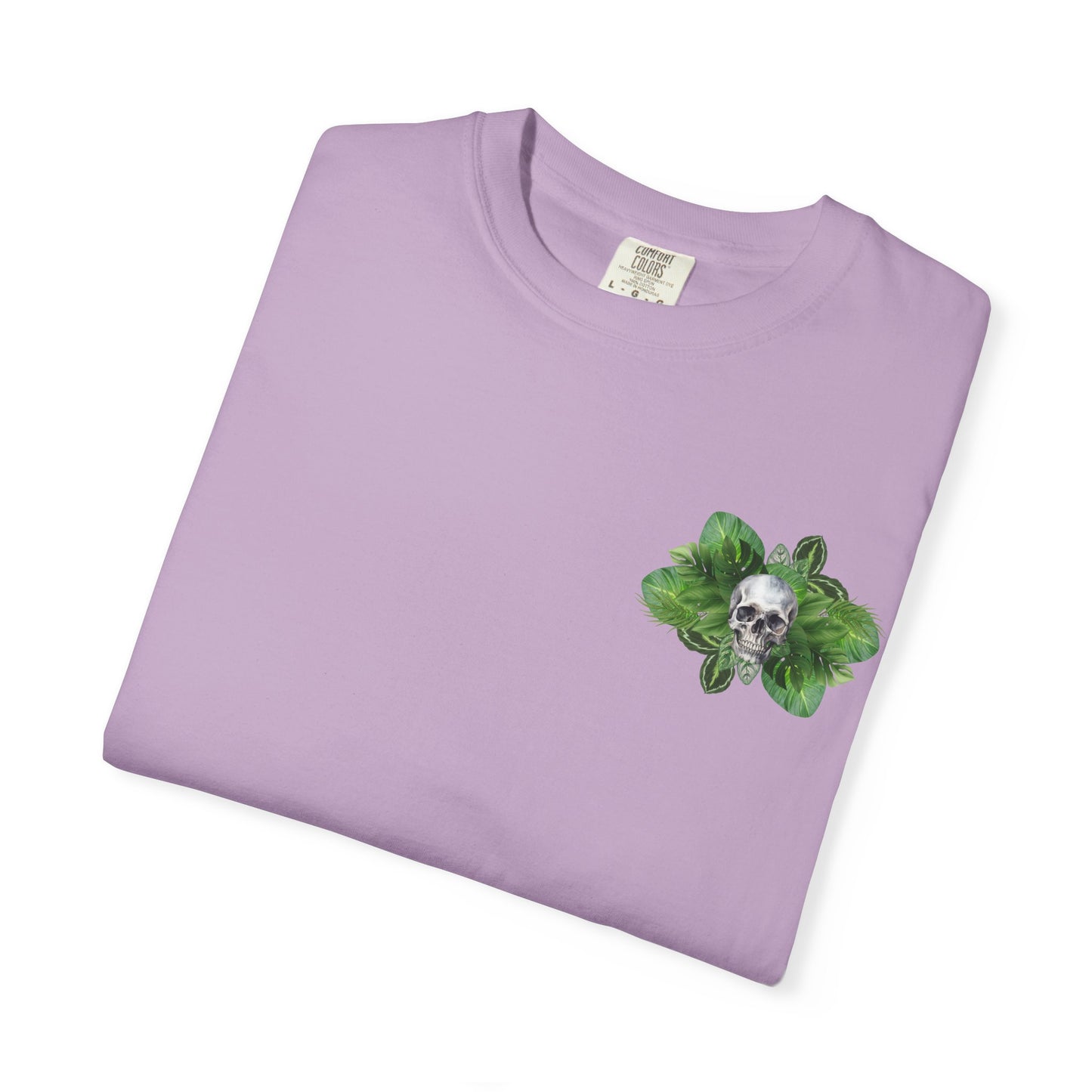 Plant and Skull Graphic Tee, Plant Lover Unisex Shirt, Herb Enthusiast T-shirt, Botanical Print Top, Gardening Gift Apparel