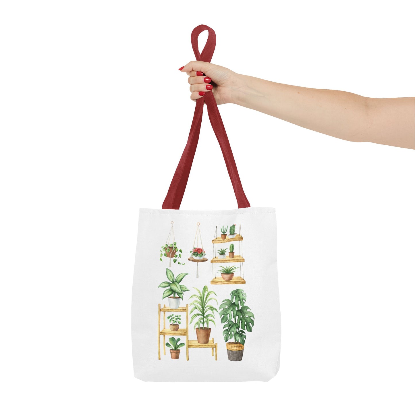 Botanical Plant Tote Bag - Eco-Friendly Shopping, Gift for Gardeners, Houseplant Lovers, Nature Lovers, Plant Decor