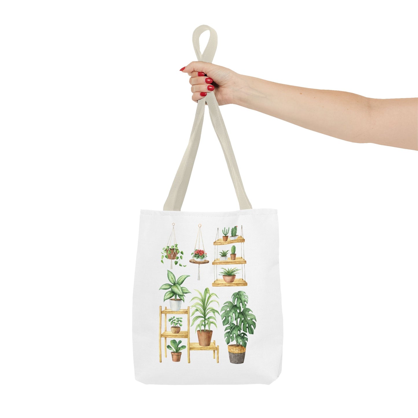 Botanical Plant Tote Bag - Eco-Friendly Shopping, Gift for Gardeners, Houseplant Lovers, Nature Lovers, Plant Decor