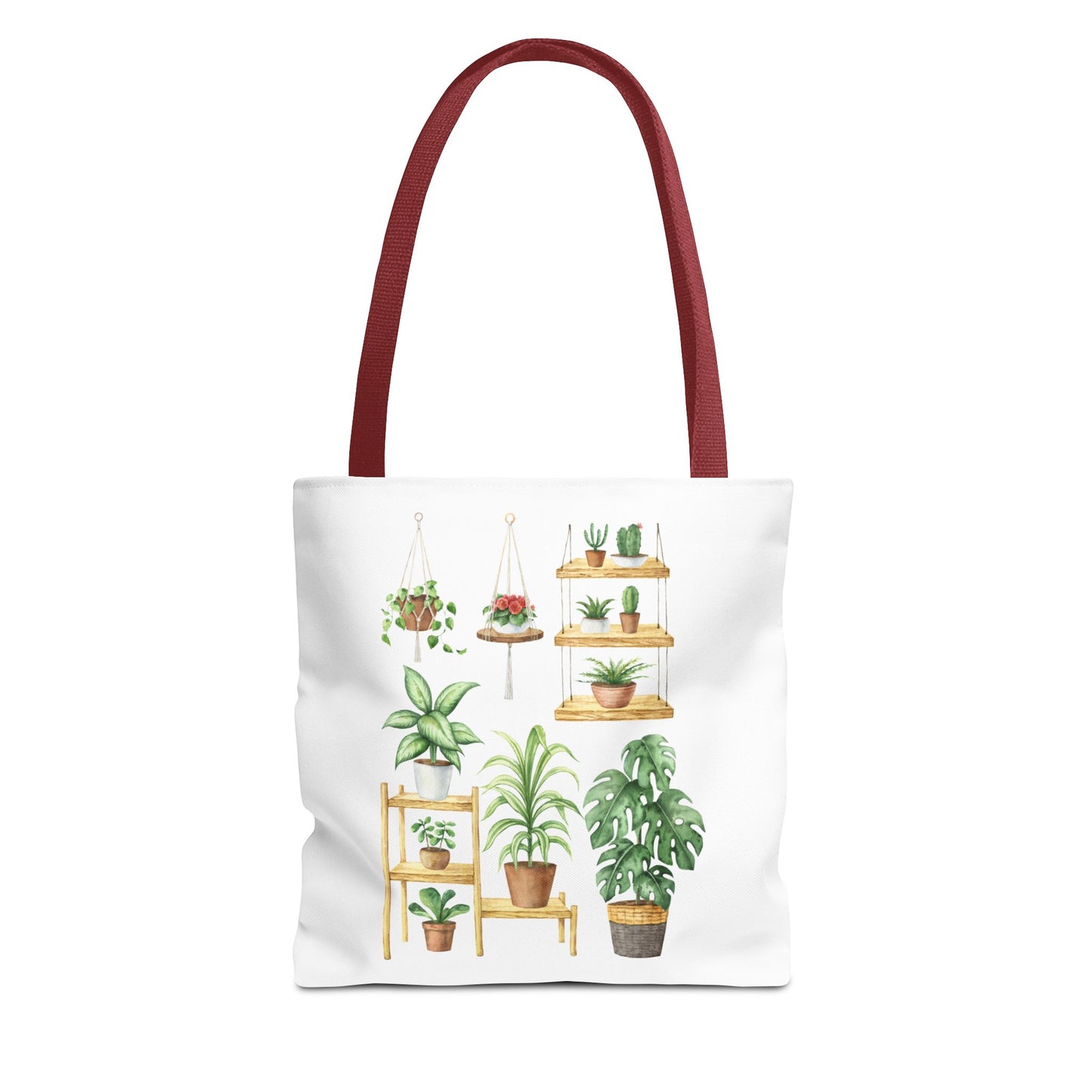 Botanical Plant Tote Bag - Eco-Friendly Shopping, Gift for Gardeners, Houseplant Lovers, Nature Lovers, Plant Decor