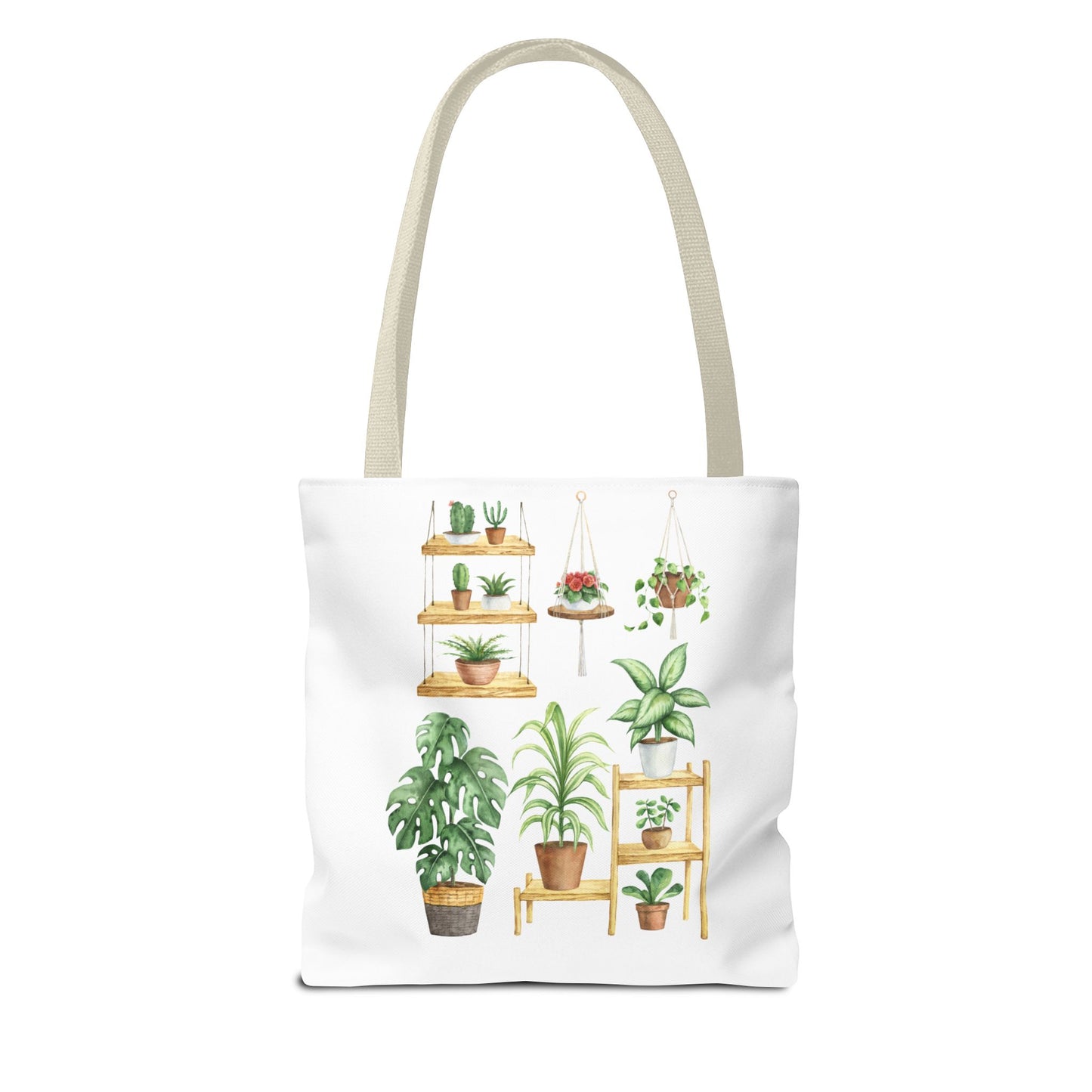 Botanical Plant Tote Bag - Eco-Friendly Shopping, Gift for Gardeners, Houseplant Lovers, Nature Lovers, Plant Decor