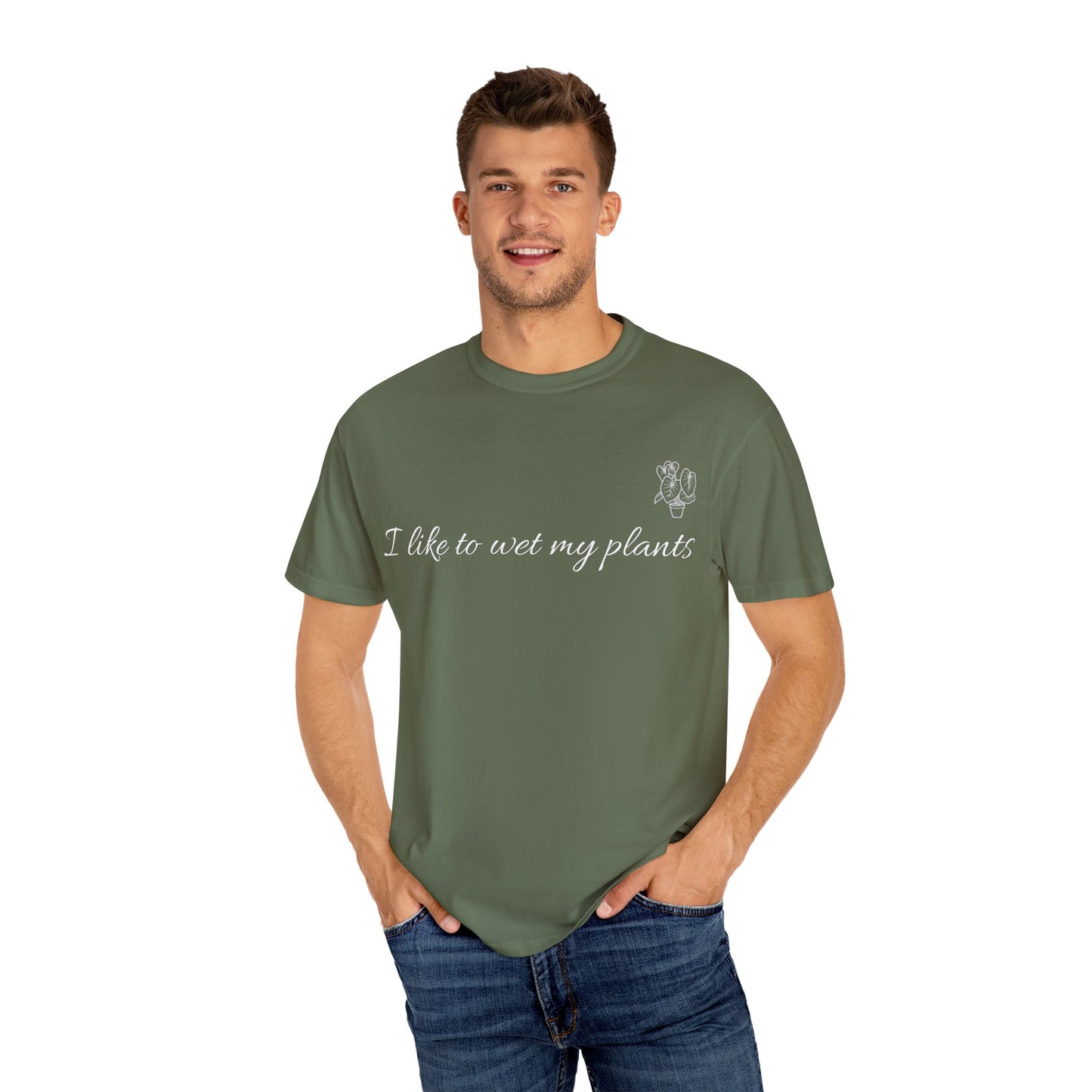 Unisex Plant Lover T-Shirt - I Like To Wet My Plants, Gardening Tee, Plant Parent Gift, Eco-Friendly Apparel, Casual Wear