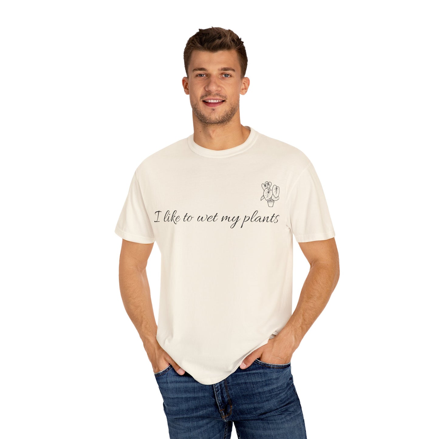 Unisex Plant Lover T-Shirt - I Like To Wet My Plants, Gardening Tee, Plant Parent Gift, Eco-Friendly Apparel, Casual Wear