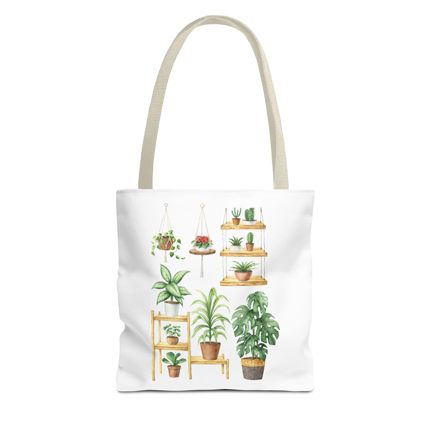 Botanical Plant Tote Bag - Eco-Friendly Shopping, Gift for Gardeners, Houseplant Lovers, Nature Lovers, Plant Decor