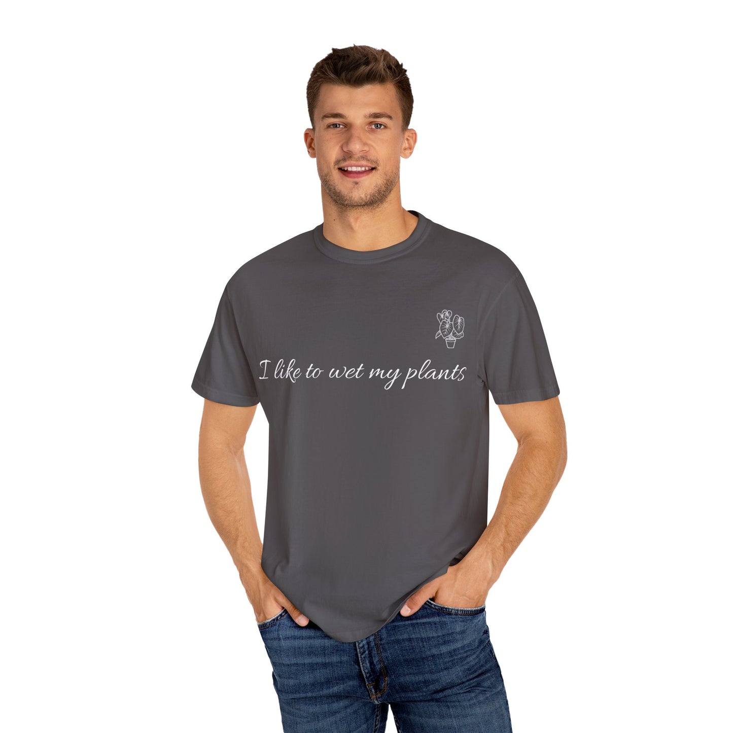 Unisex Plant Lover T-Shirt - I Like To Wet My Plants, Gardening Tee, Plant Parent Gift, Eco-Friendly Apparel, Casual Wear