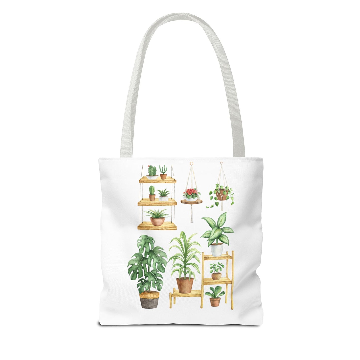 Botanical Plant Tote Bag - Eco-Friendly Shopping, Gift for Gardeners, Houseplant Lovers, Nature Lovers, Plant Decor