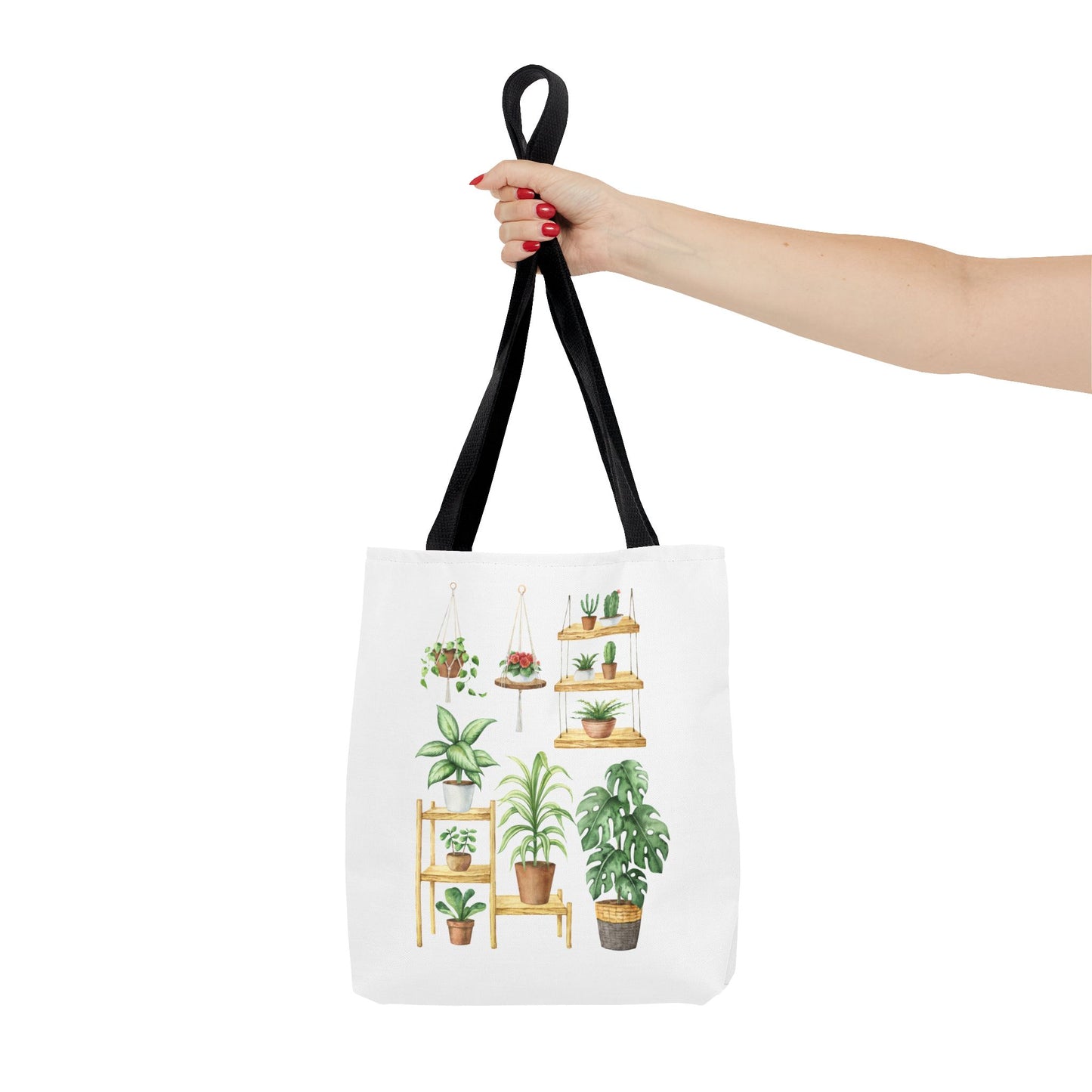 Botanical Plant Tote Bag - Eco-Friendly Shopping, Gift for Gardeners, Houseplant Lovers, Nature Lovers, Plant Decor