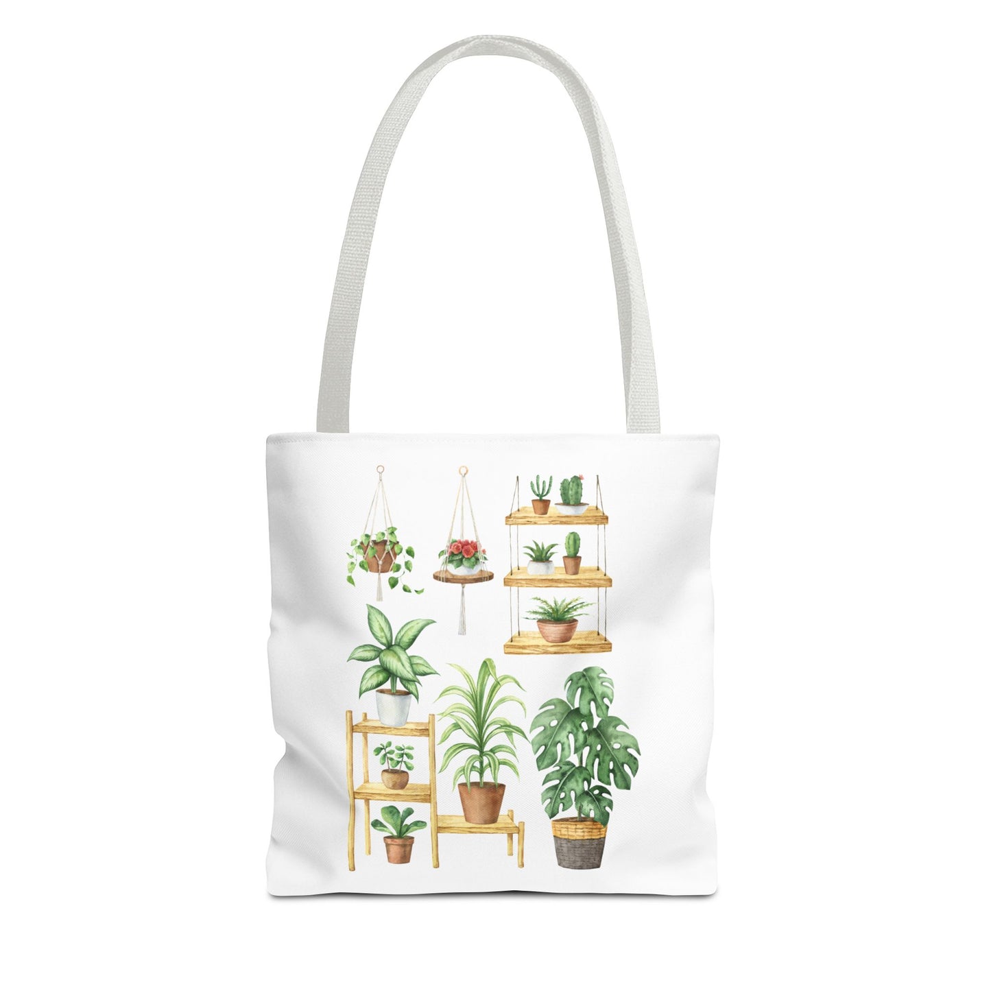 Botanical Plant Tote Bag - Eco-Friendly Shopping, Gift for Gardeners, Houseplant Lovers, Nature Lovers, Plant Decor