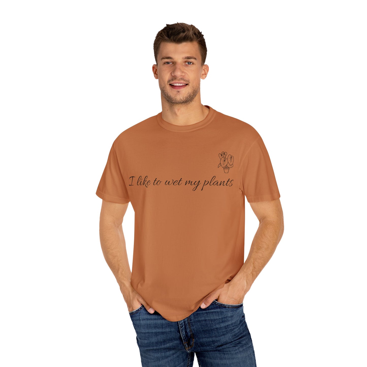 Unisex Plant Lover T-Shirt - I Like To Wet My Plants, Gardening Tee, Plant Parent Gift, Eco-Friendly Apparel, Casual Wear