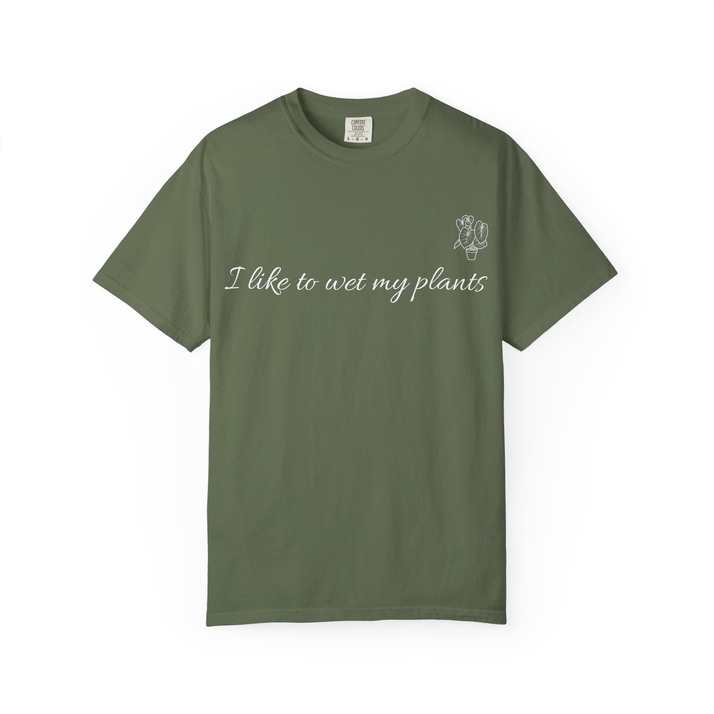 Unisex Plant Lover T-Shirt - I Like To Wet My Plants, Gardening Tee, Plant Parent Gift, Eco-Friendly Apparel, Casual Wear