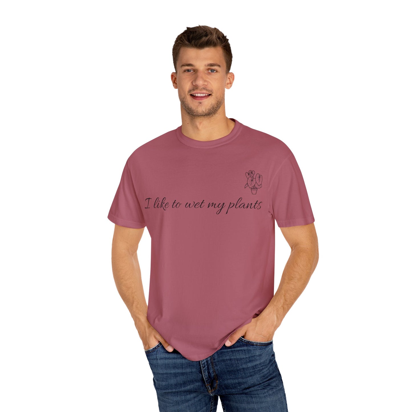 Unisex Plant Lover T-Shirt - I Like To Wet My Plants, Gardening Tee, Plant Parent Gift, Eco-Friendly Apparel, Casual Wear
