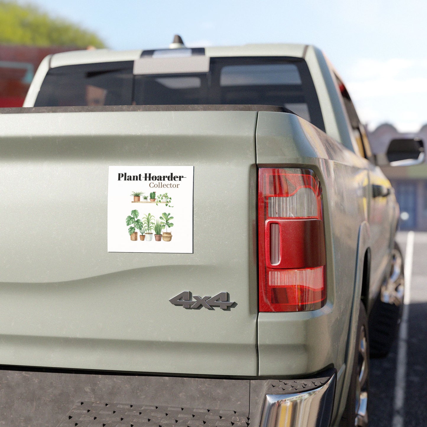 Plant Enthusiast Car Magnets, Plant Lover Car Decor, Grow Green Gifts, Gardening Enthusiast Accessory, Funny Vehicle Stickers