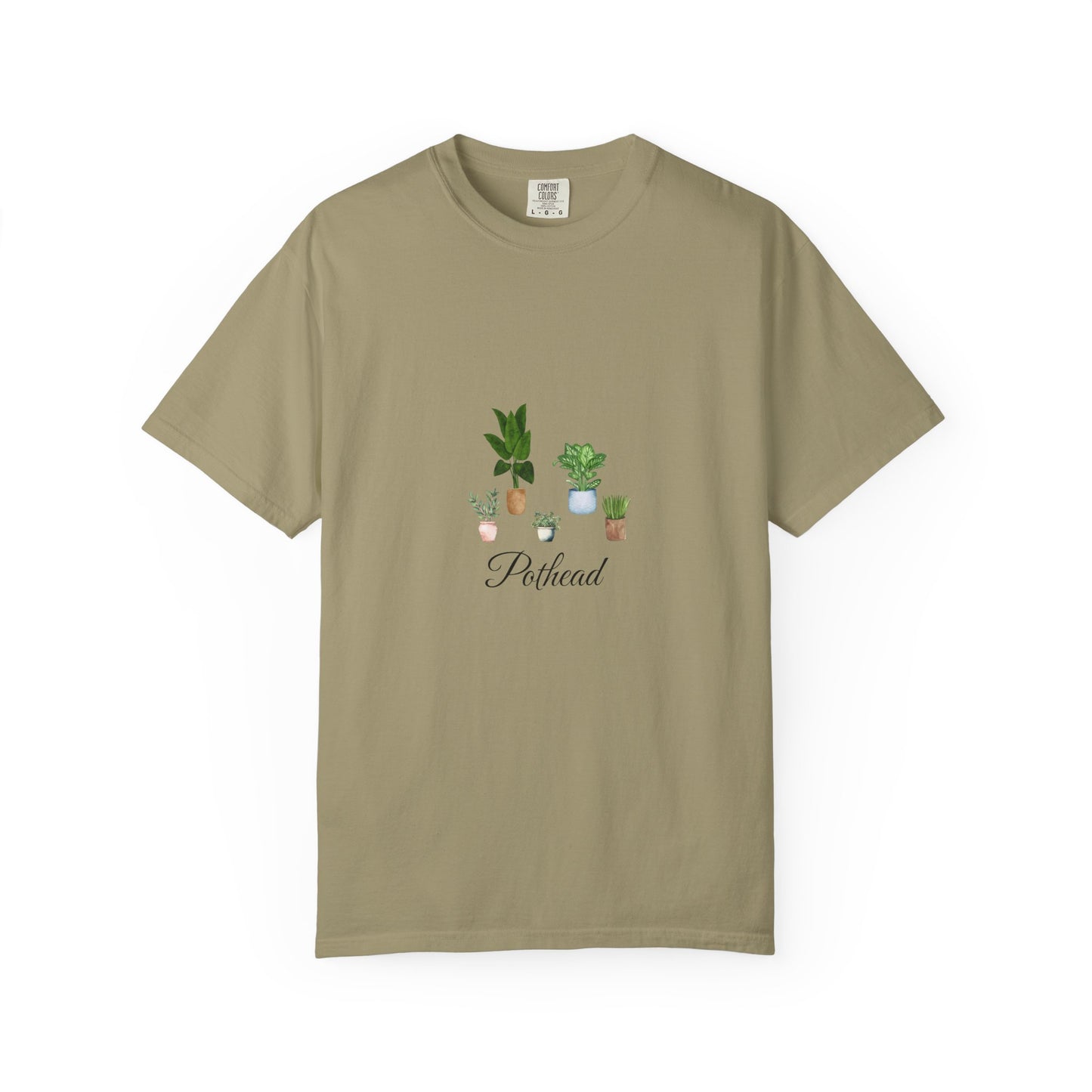 Planted Pots Pothead, Plant Lover Unisex Shirt, Herb Enthusiast T-shirt, Botanical Print Top, Gardening Gift Apparel