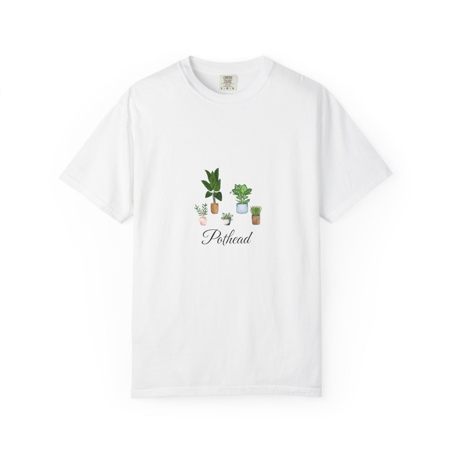 Planted Pots Pothead, Plant Lover Unisex Shirt, Herb Enthusiast T-shirt, Botanical Print Top, Gardening Gift Apparel