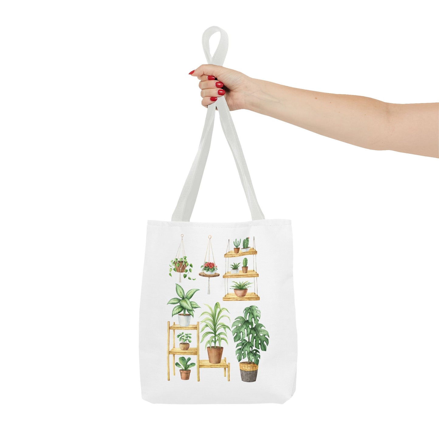 Botanical Plant Tote Bag - Eco-Friendly Shopping, Gift for Gardeners, Houseplant Lovers, Nature Lovers, Plant Decor