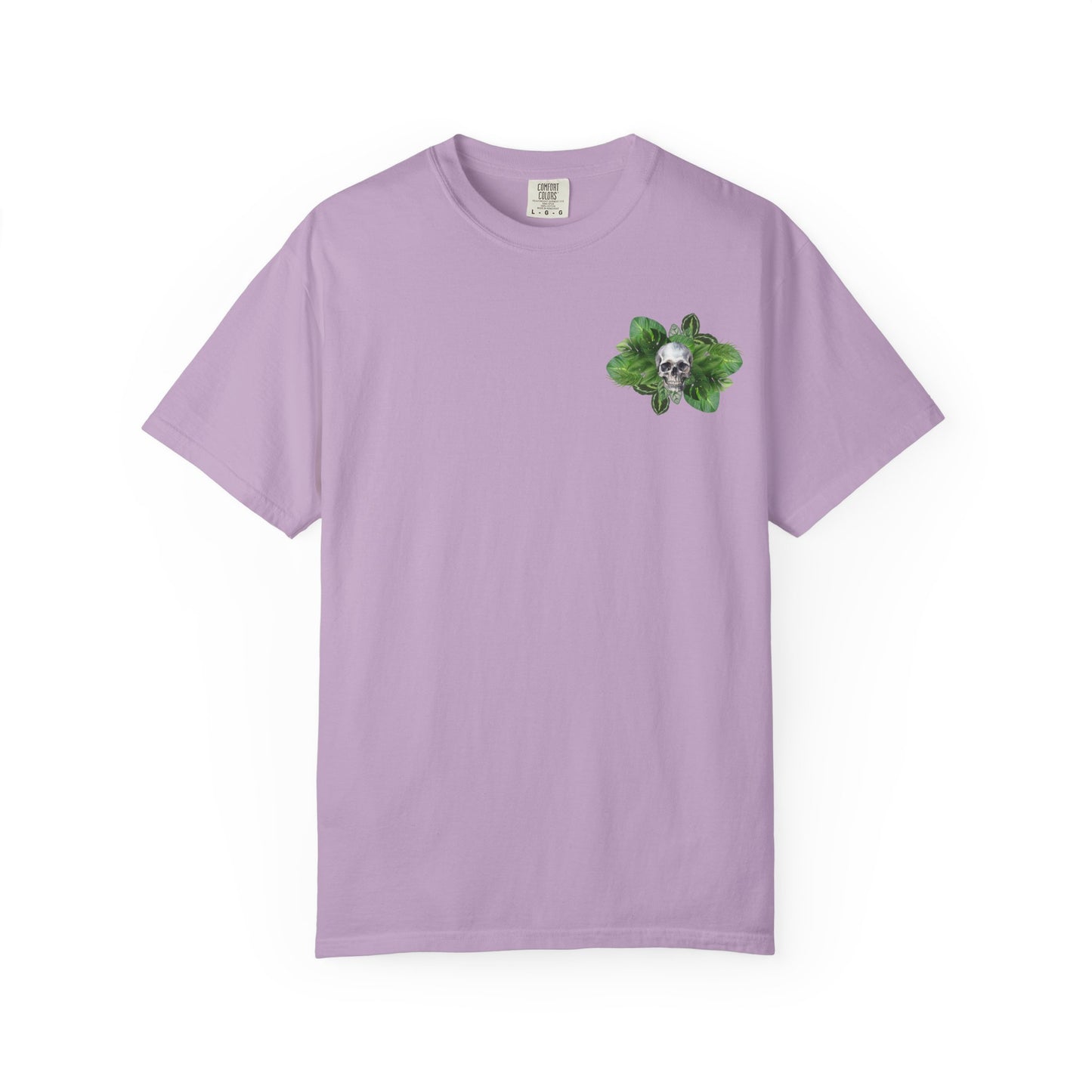 Plant and Skull Graphic Tee, Plant Lover Unisex Shirt, Herb Enthusiast T-shirt, Botanical Print Top, Gardening Gift Apparel