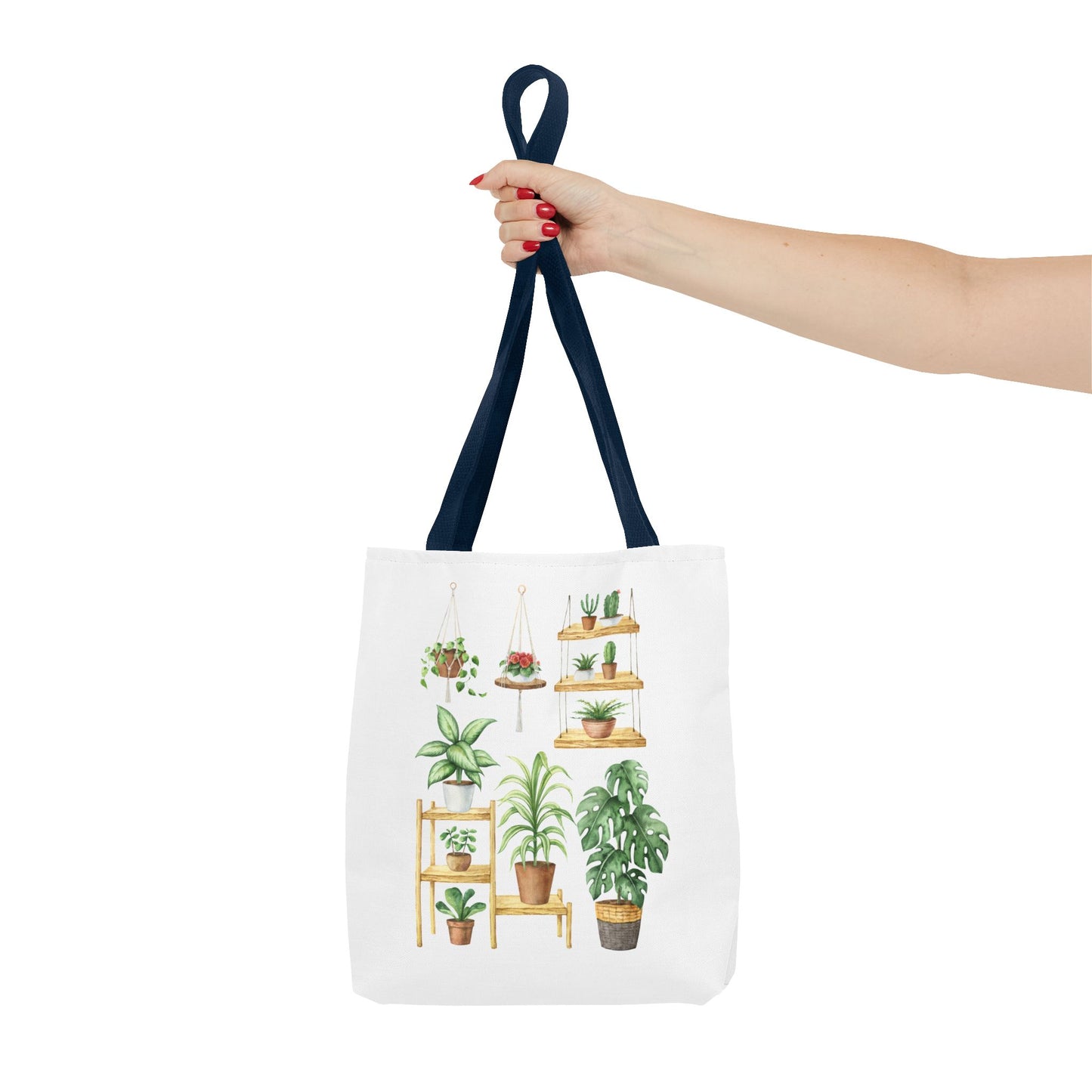 Botanical Plant Tote Bag - Eco-Friendly Shopping, Gift for Gardeners, Houseplant Lovers, Nature Lovers, Plant Decor