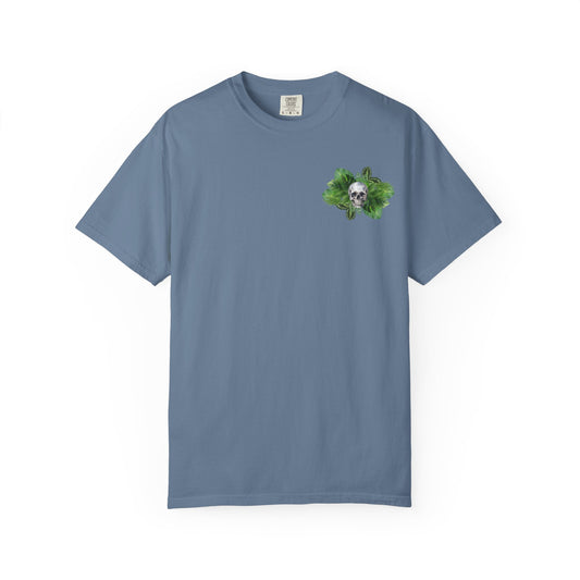 Plant and Skull Graphic Tee, Plant Lover Unisex Shirt, Herb Enthusiast T-shirt, Botanical Print Top, Gardening Gift Apparel